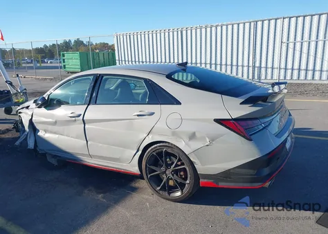 2025 Hyundai Elantra N из США, поврежденный, VIN KMHLW4DK3SU034178